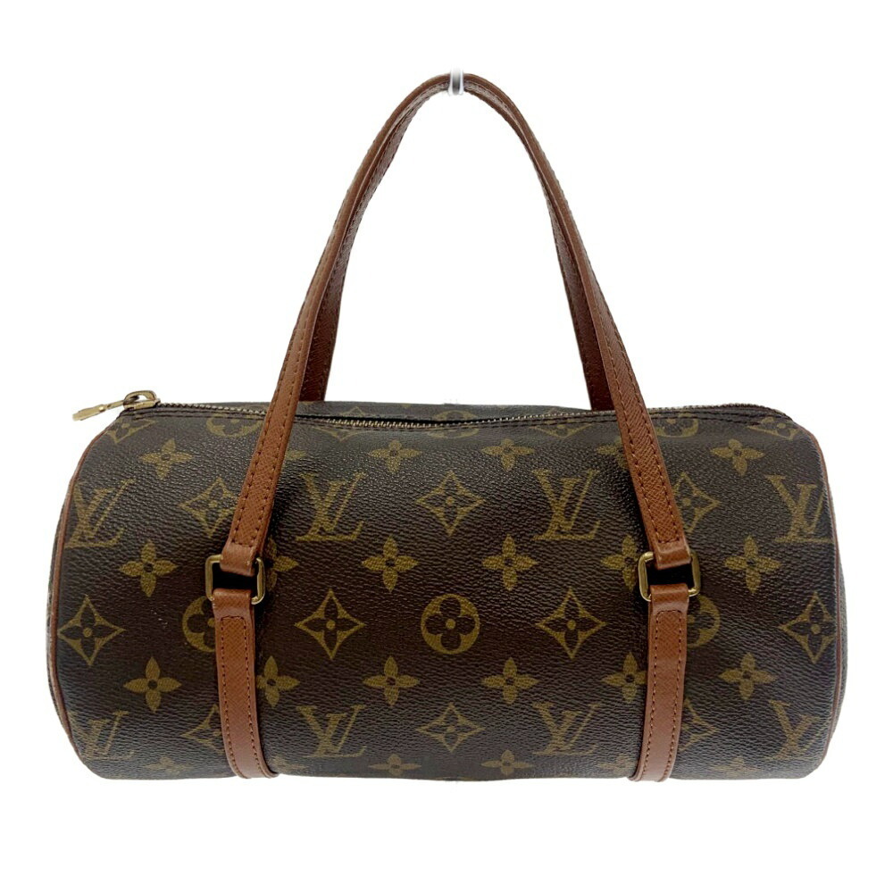 LOUIS VUITTON Monogram Papillon Handbag Brown